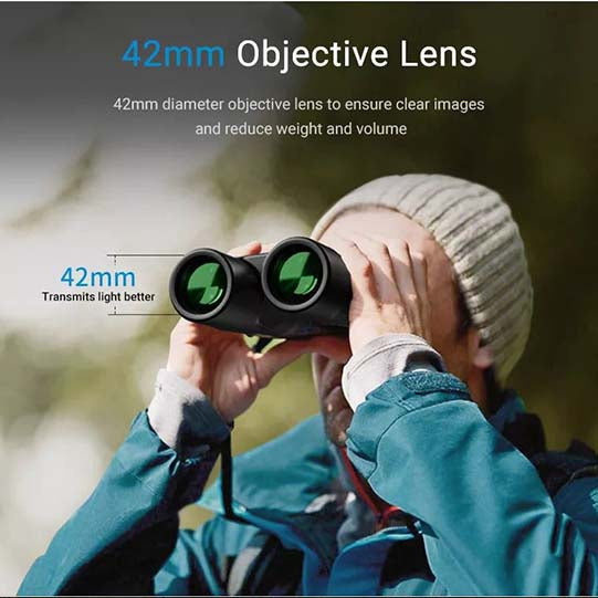 Apexel 10X42 Fixed Focus and Free Focus Binocularse