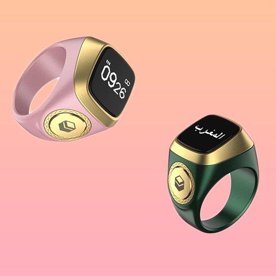 iQibla Smart Tasbih Zikr Ring and Prayer Timing Reminder