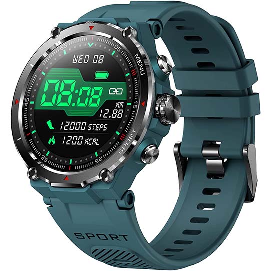 Military Smart Watch for Men 2023 HD Bluetooth Dial Call Outdoor Waterproof Tactical Smartwatch for iPhone Android Phones 1.32 Inch Rugged Fitness Watch with Heart Rate Sleep Monitor Pedometer