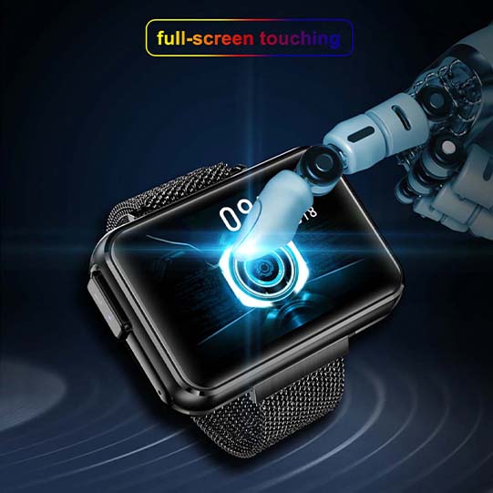 T91 Smart Bracelet 2 in 1 Smart Watch TWS Wireless Bluetooth Headset 1.4 Inch IPS Screen