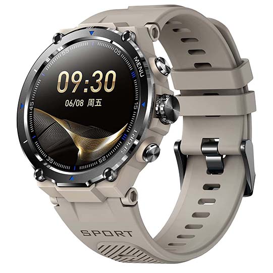 Military Smart Watch for Men 2023 HD Bluetooth Dial Call Outdoor Waterproof Tactical Smartwatch for iPhone Android Phones 1.32 Inch Rugged Fitness Watch with Heart Rate Sleep Monitor Pedometer