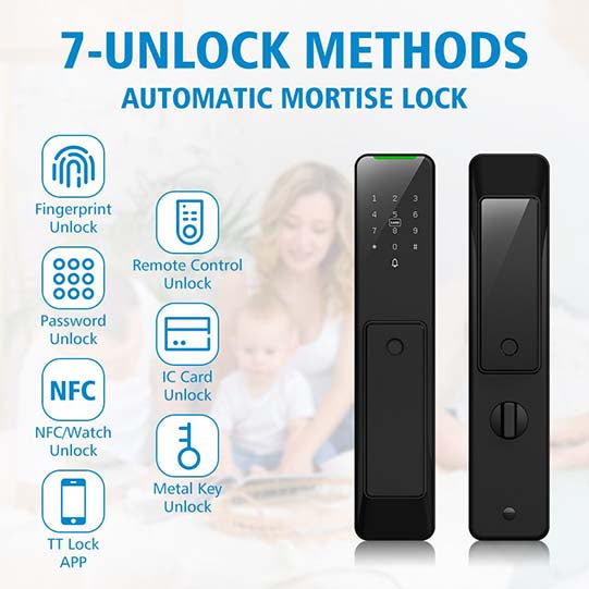 KEYPLUS KX2 Electronic Smart Door Lock With Biometric Fingerprint