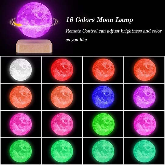 Moon Lamp Magnetic Floating 16 colors