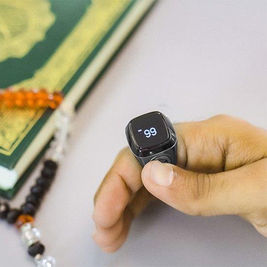 iQibla Smart Tasbih Zikr Ring and Prayer Timing Reminder