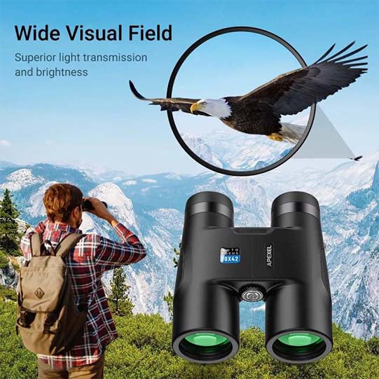 Apexel 10X42 Fixed Focus and Free Focus Binocularse