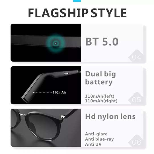 Smart Sunglasses Wireless Bluetooth Smart Audio Phone