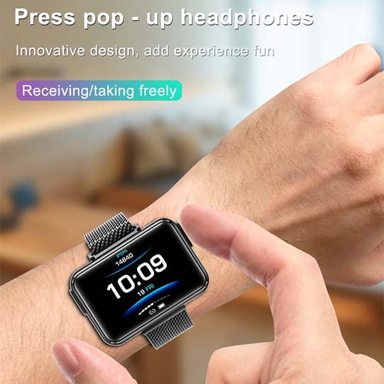 T91 Smart Bracelet 2 in 1 Smart Watch TWS Wireless Bluetooth Headset 1.4 Inch IPS Screen