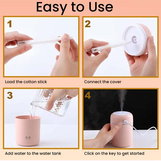 Colorful Cool Mini Air Humidifier