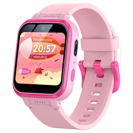 Kids Educational Gaming Phone Smartwatch Entertainment Music Function Calculator Pedometer Photo Custom Dial