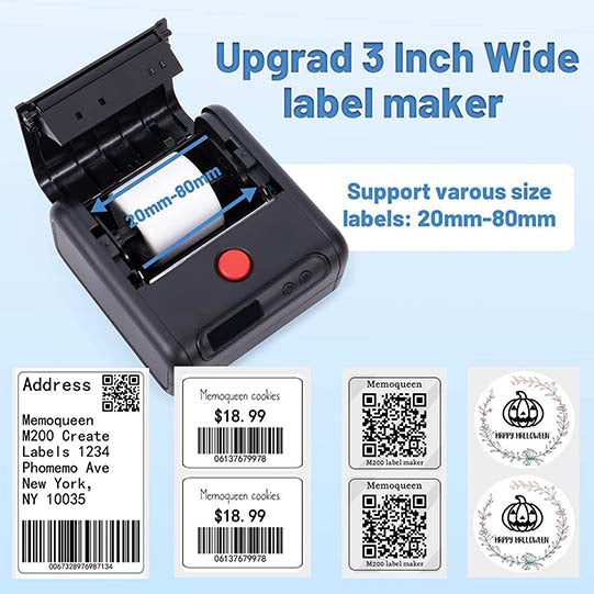 Phomemo Big Label Maker Machine M200 Thermal Printer