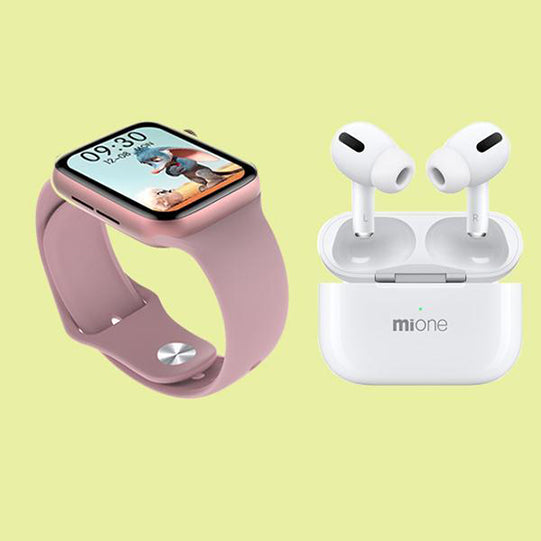 Combo product W8 Smart Watch + Mipod 3 TWS Earphone