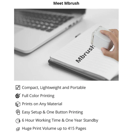 Mbrush mobile color printer
