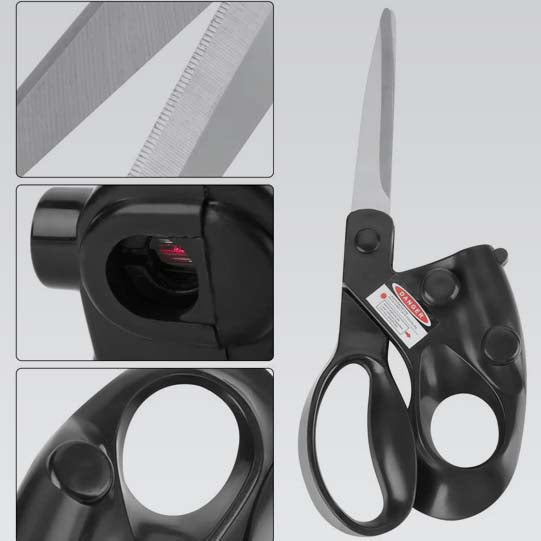 Laser Guided Fabric Scissors Trimmer Sewing Cut Straight Fast Paper Craft For Home