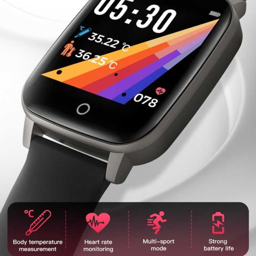 North Edge Smart Watch Men Body Temperature