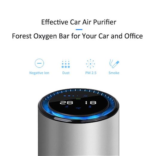 Car Air Purifier with HEPA Filter
