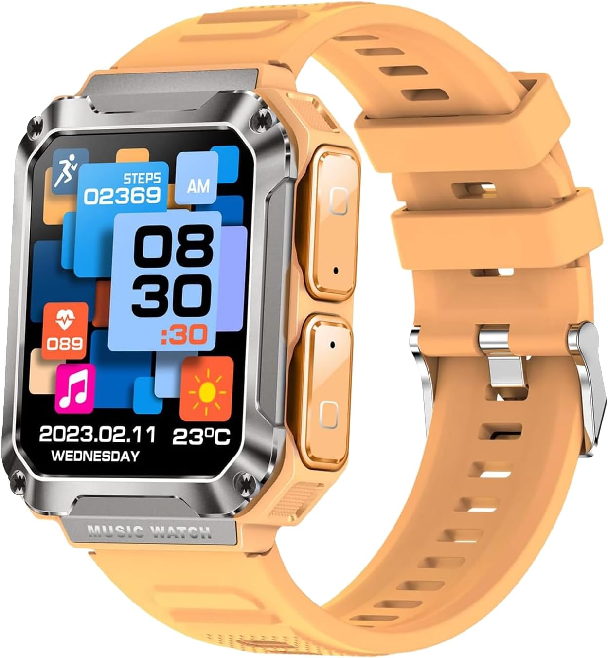 3-in-1 T93 Smart Watch with 1.96