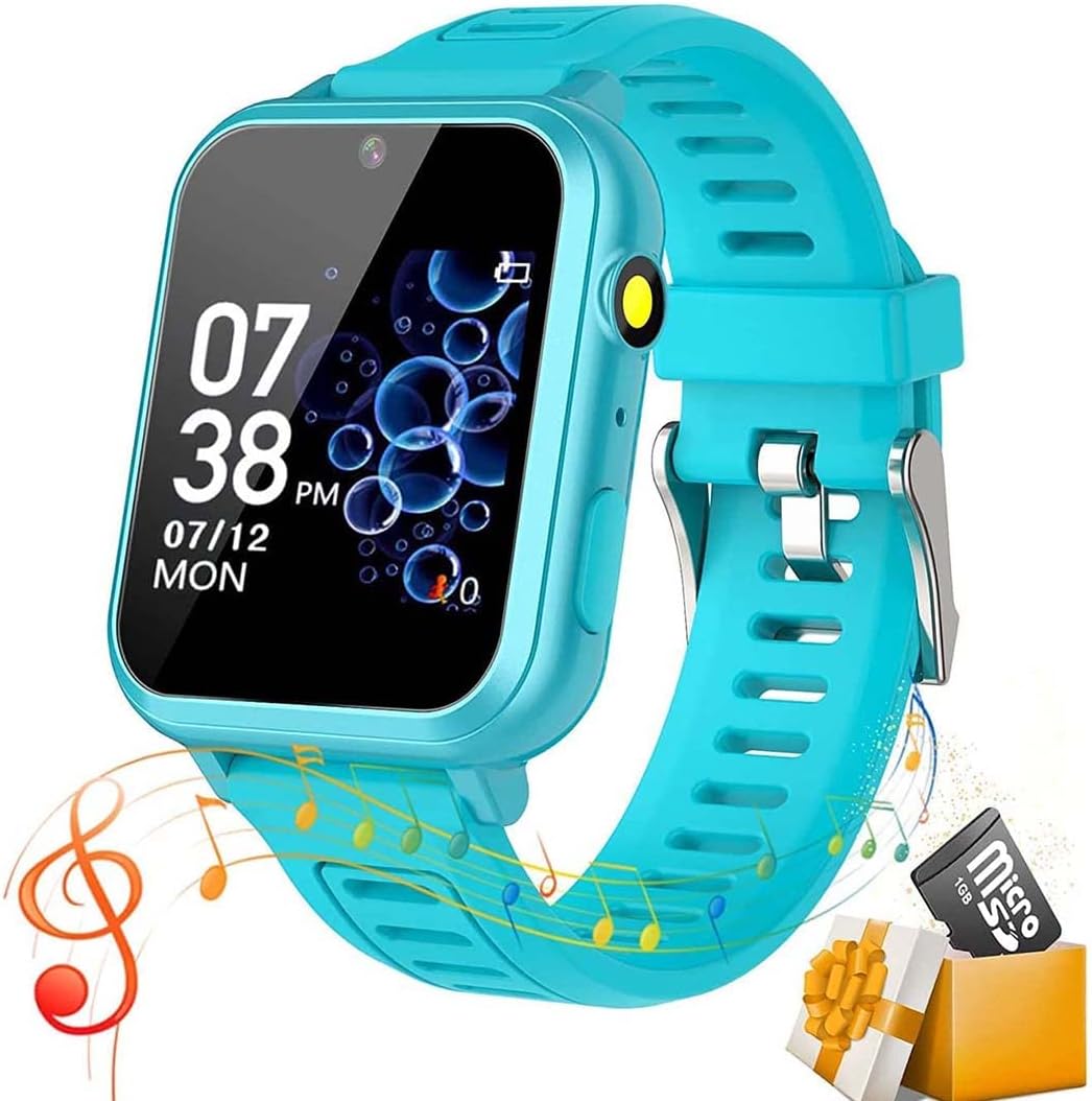 Kids Smart Watch, Toddler Watch Toys for 3-12 Ages Year Old, Smartwatches with 24 Learning Games Video Camera Pedometer Music Alarm Flashlight, Birthday Gift Boys Girls Kids, Educational