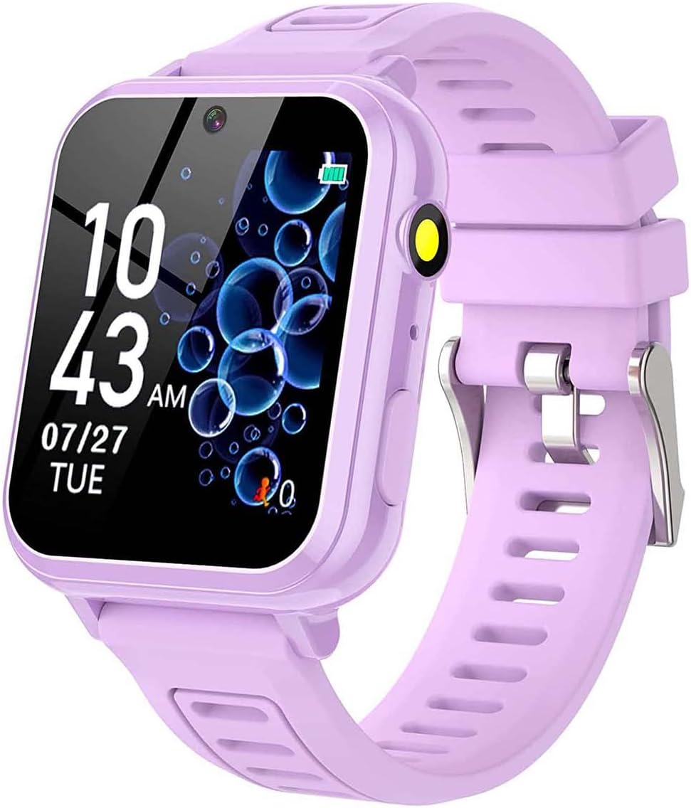Kids Smart Watch, Toddler Watch Toys for 3-12 Ages Year Old, Smartwatches with 24 Learning Games Video Camera Pedometer Music Alarm Flashlight, Birthday Gift Boys Girls Kids, Educational
