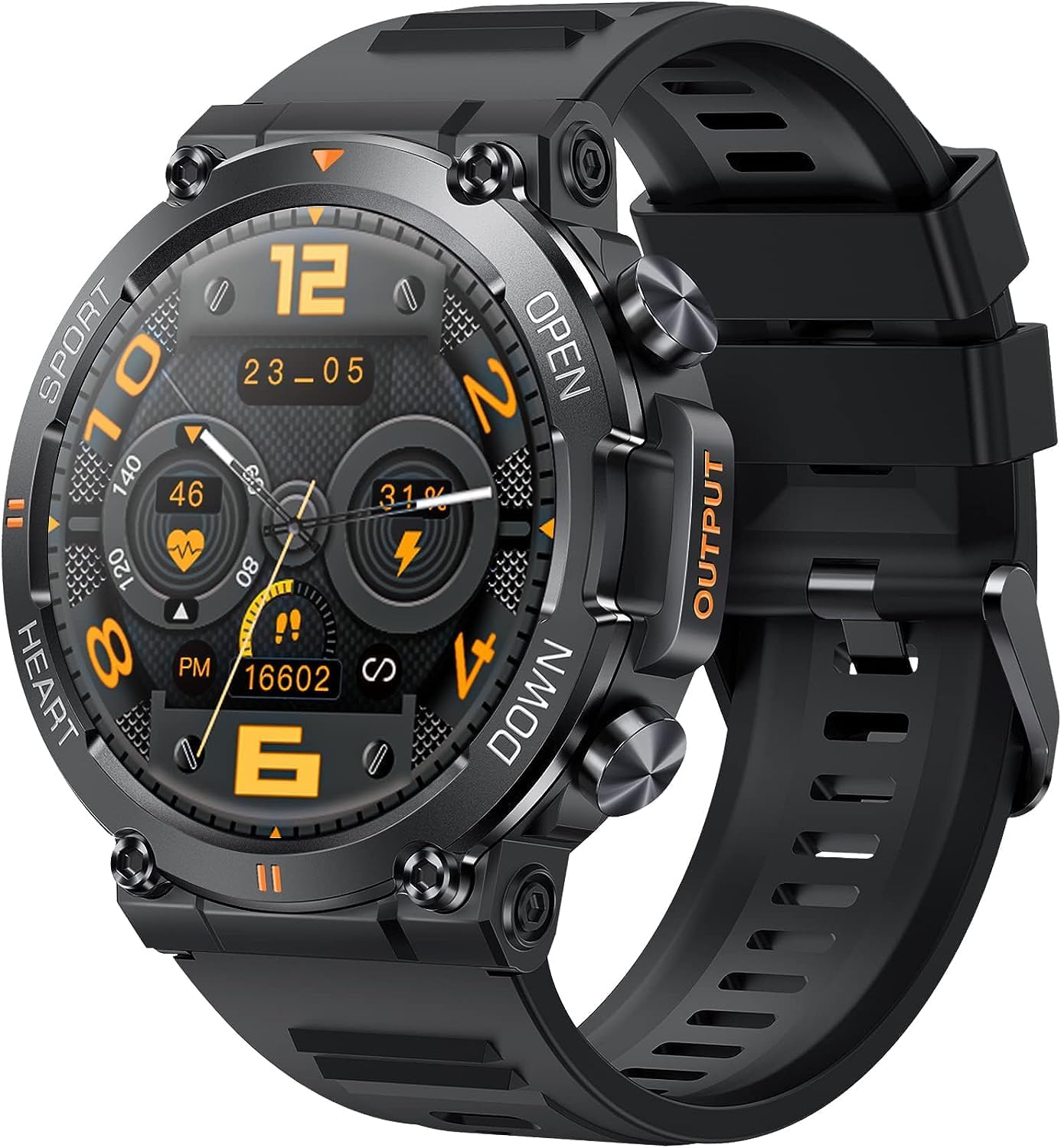 Military Smartwatch touchscreen for Men 1.39