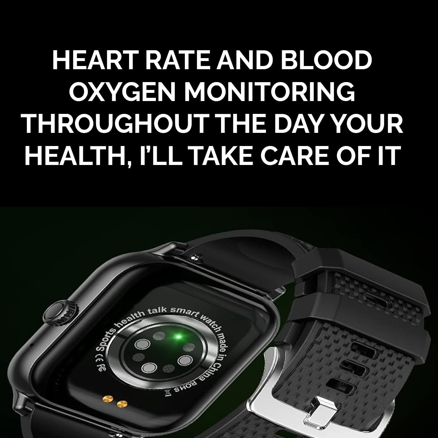 Big Touch Screen Smartwatch for Men and Women Health Fitness Tracker with Sleep Monitor Blood Pressure Pedometer Compatible with iOS and Android Phones (Gray)