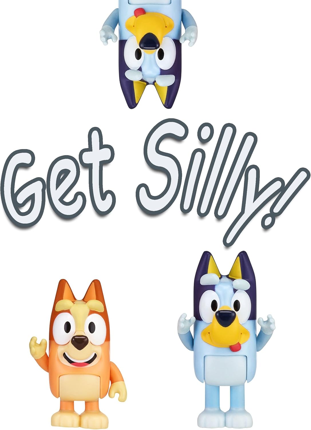 Bluey’s Silly Family Collection – Limited Edition Figure Set (4 Pack)