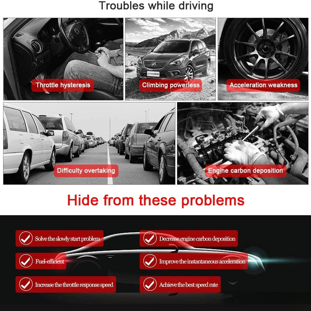 Car Throttle Response Controller Racing Accelerator Potent Booster Tuning Parts 9 Drive Kit