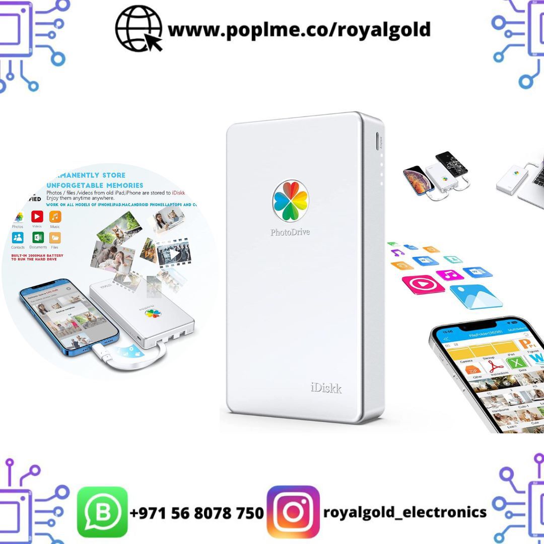 iDiskk 4TB iPad iPhone External Hard Drive