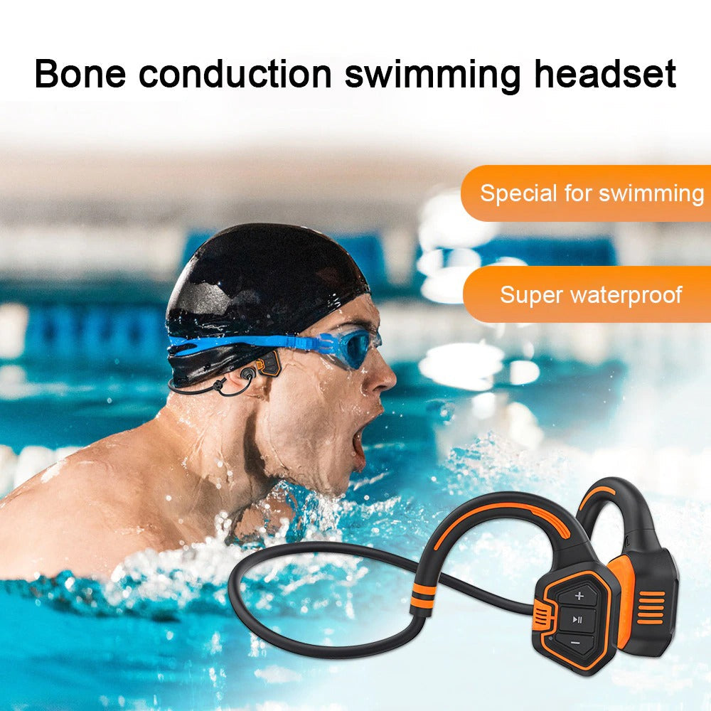 BTL2 Wireless Bone Conduction Swimming Headphones