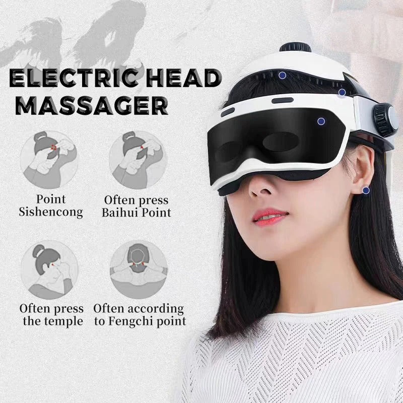 Electric Head Massager Bluetooth Music Function