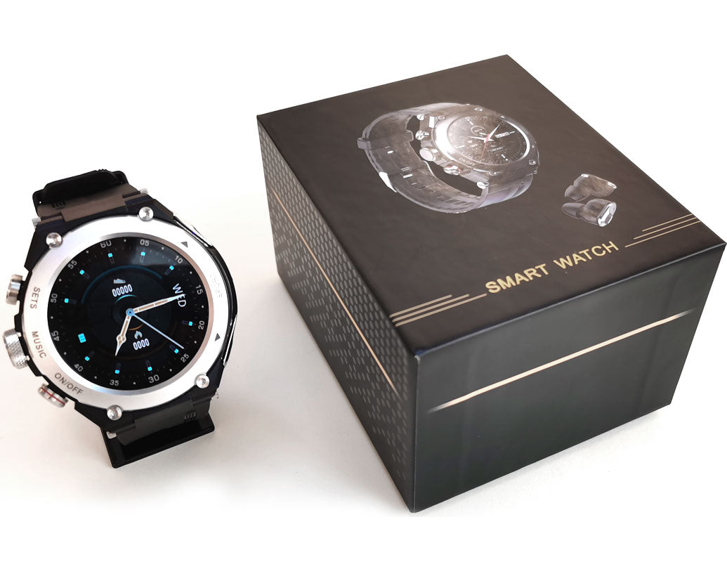 Wireless Ear buds Smart Watch with GPS Tracking
