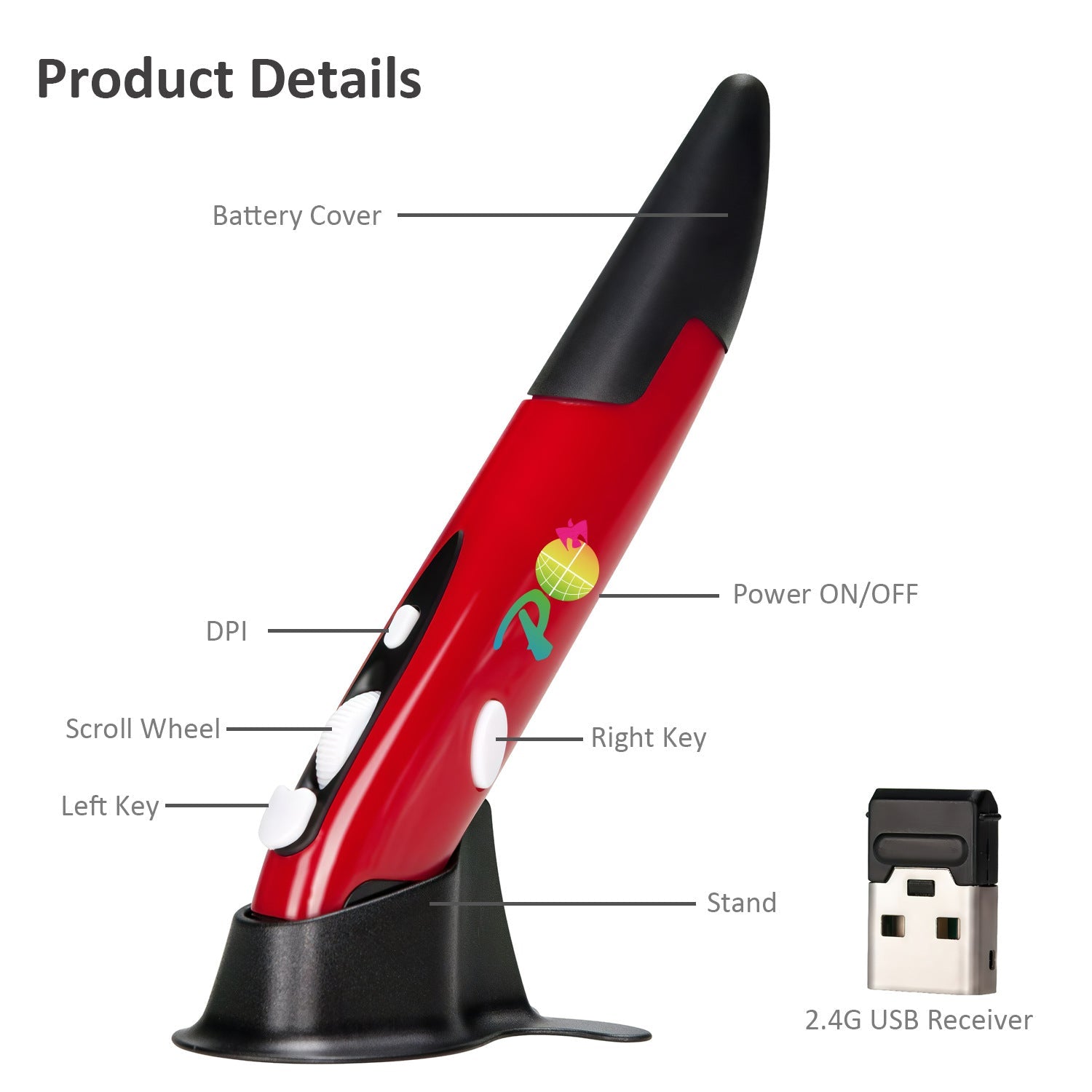 Mini Wireless Optical Mouse Pen