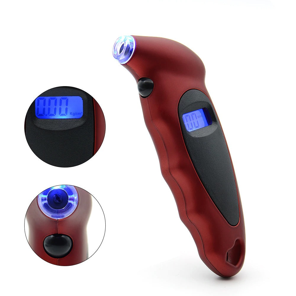 LCD Display Digital Tire Pressure Gauge Switchable PSI BAR KPA