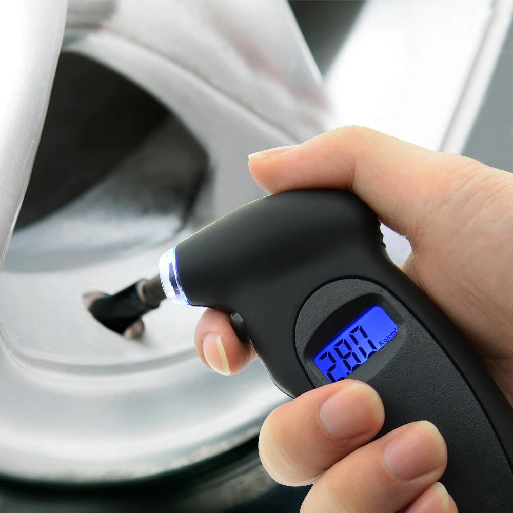 LCD Display Digital Tire Pressure Gauge Switchable PSI BAR KPA