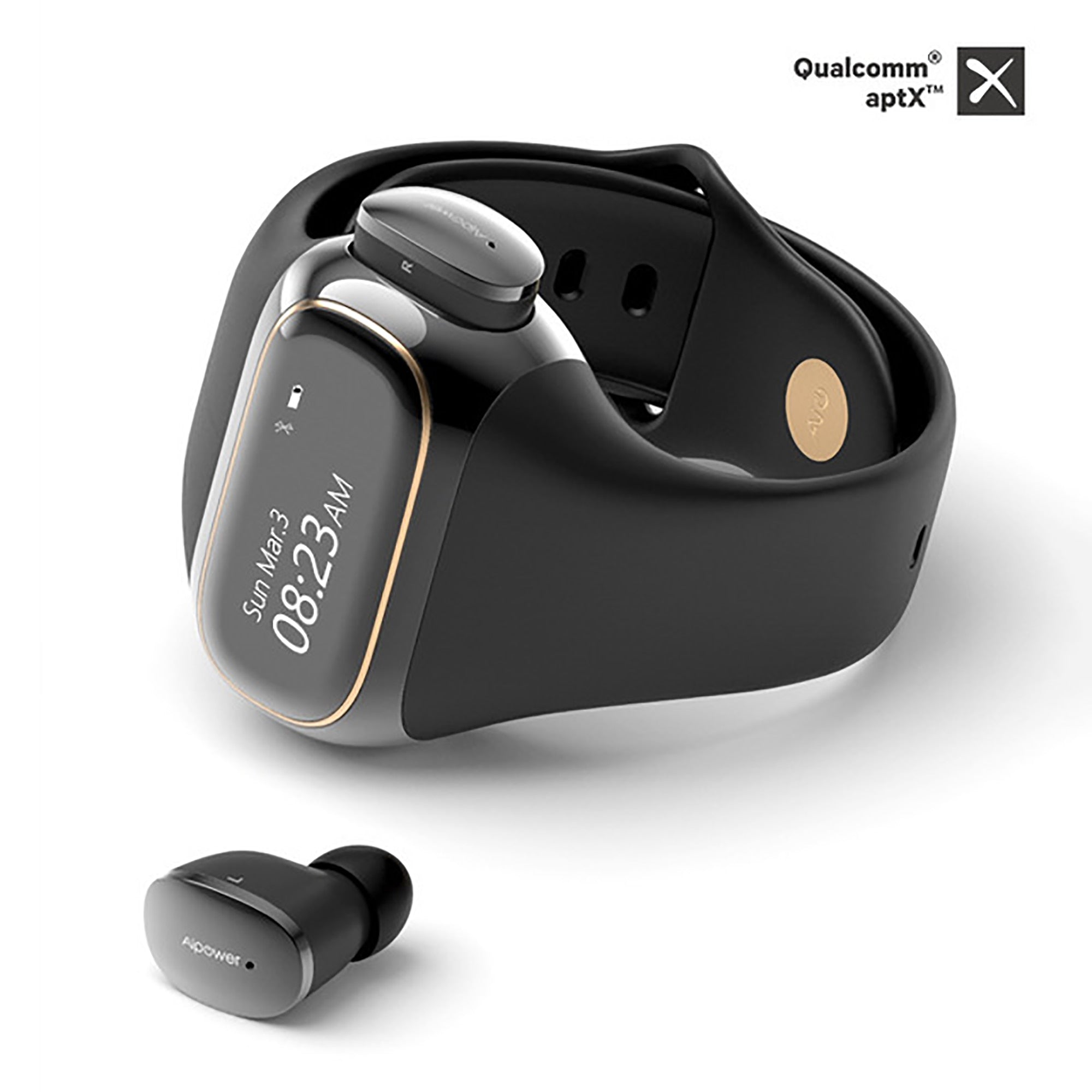 Aipower Wearbuds True Wireless Earbuds Fitness Tracker
