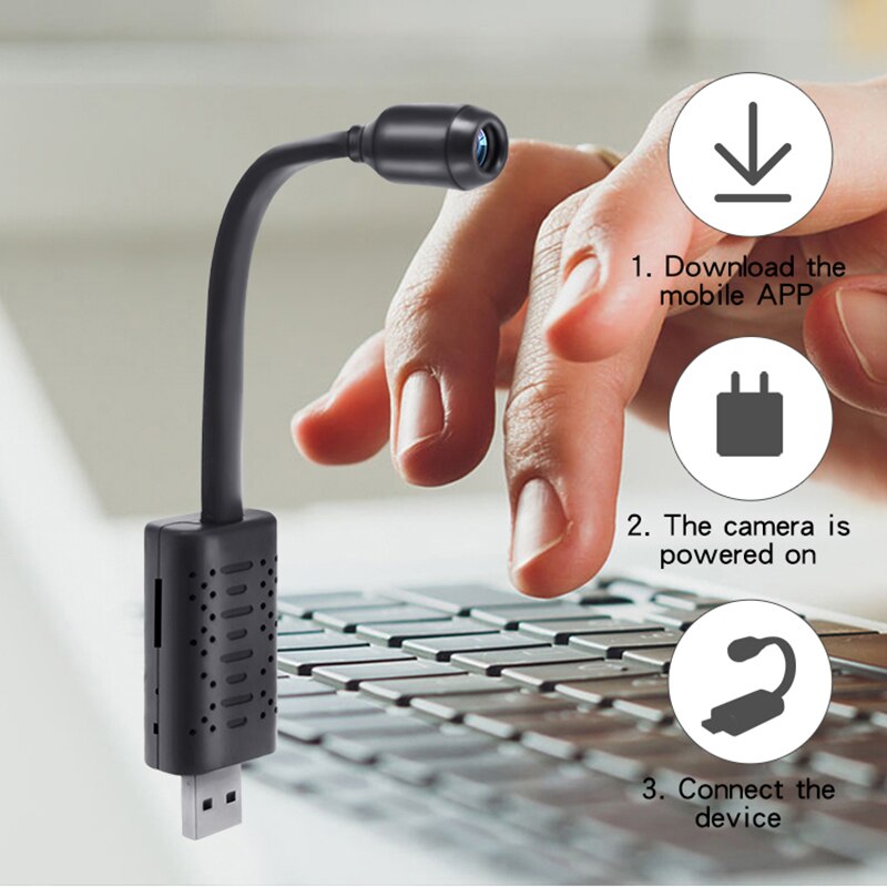 USB Powered Wi-Fi Mini Surveillance IP Camera