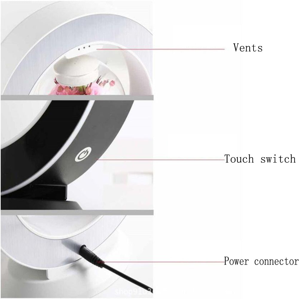 Magnetic Levitation Flower Lamp