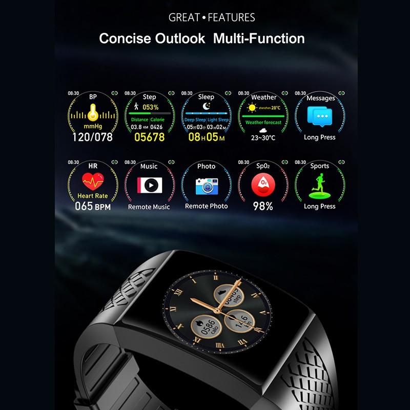 Large Curved Screen Smart Wristband