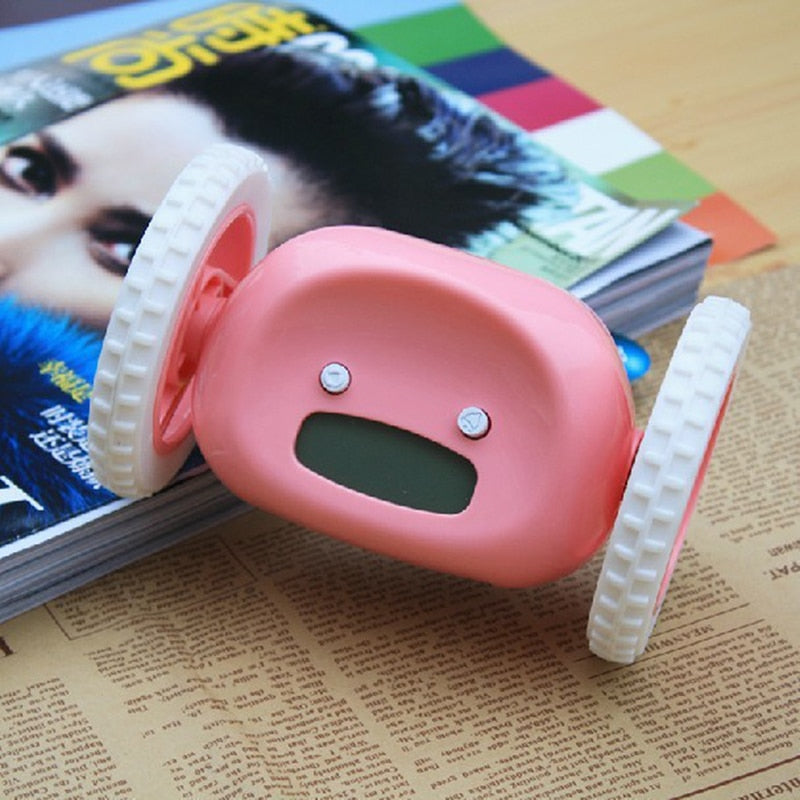 Wheels Alarm Clock with Backlit Extra Loud for Heavy Sleeper