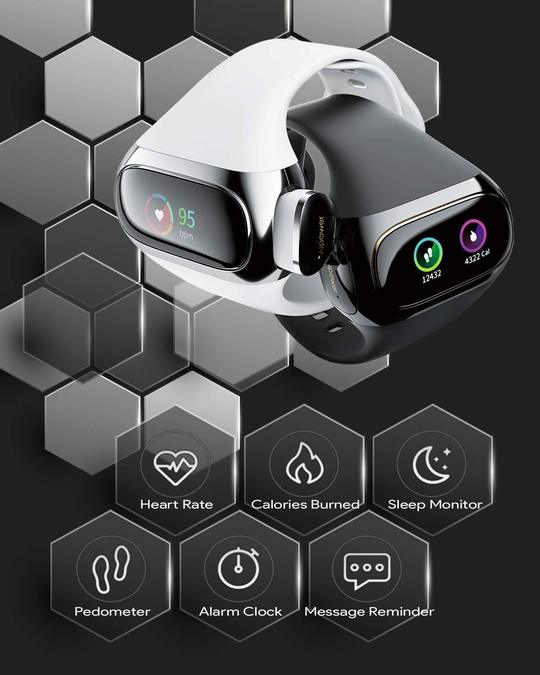 Aipower Wearbuds True Wireless Earbuds Fitness Tracker