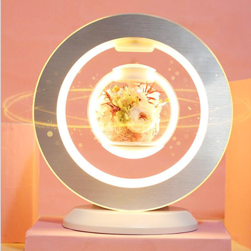 Magnetic Levitation Flower Lamp