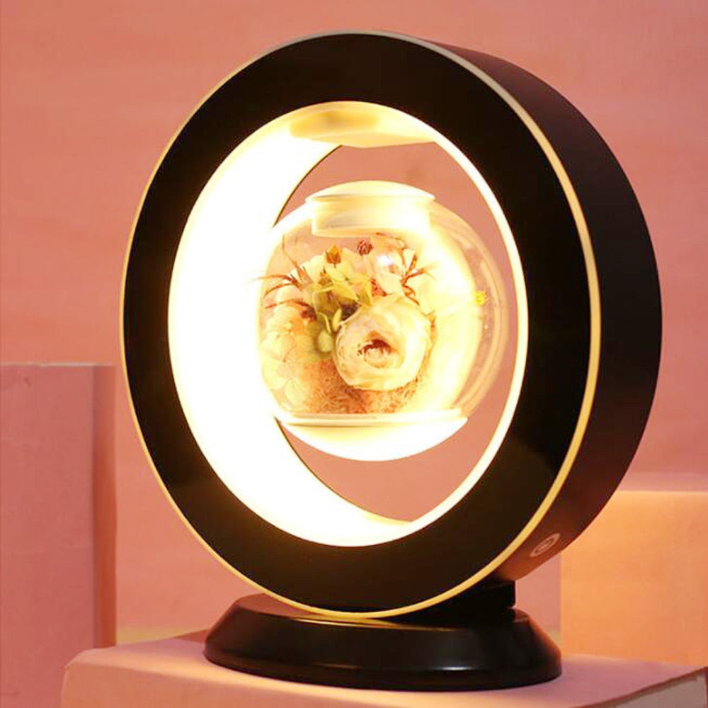 Magnetic Levitation Flower Lamp
