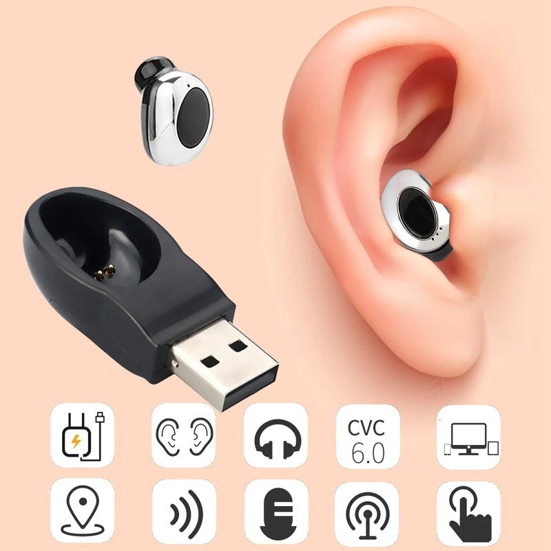Mini Invisible Wireless Bluetooth Earphones