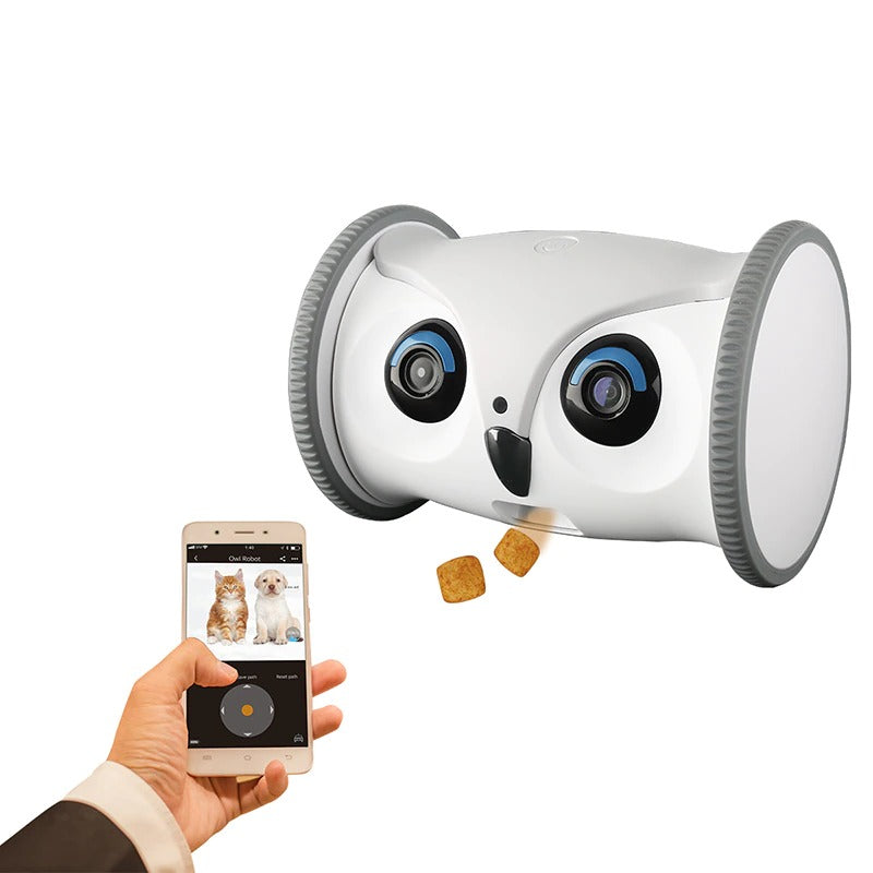 Smart Companion Dog Toy Owl Robot Full HD Camera