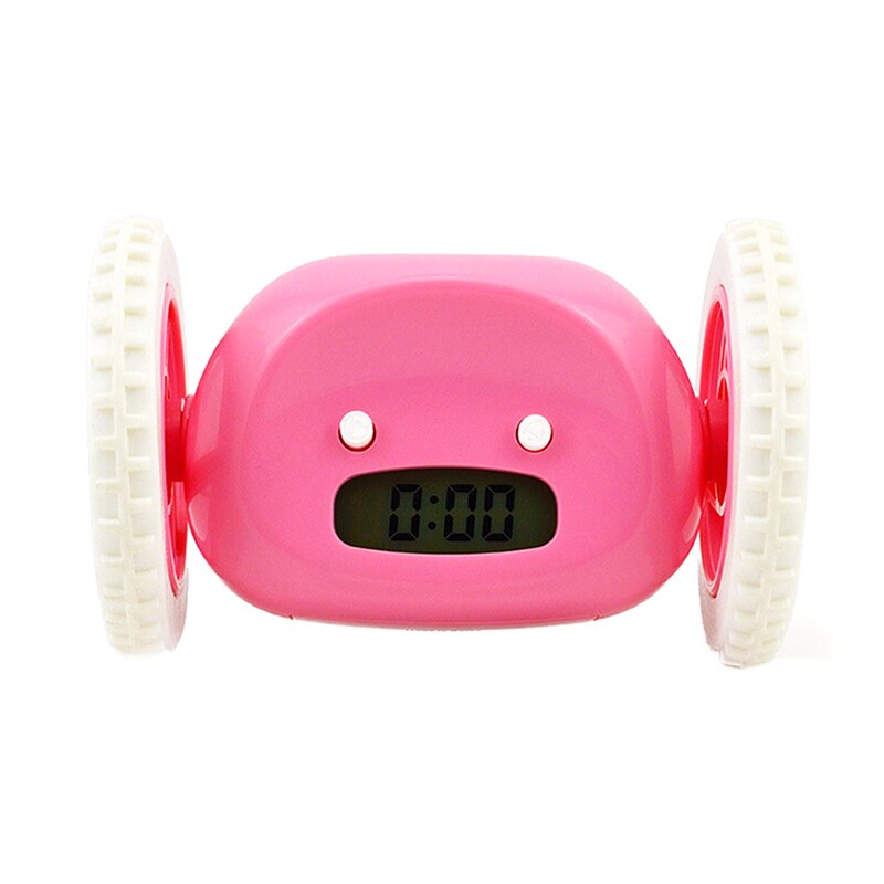 Wheels Alarm Clock with Backlit Extra Loud for Heavy Sleeper