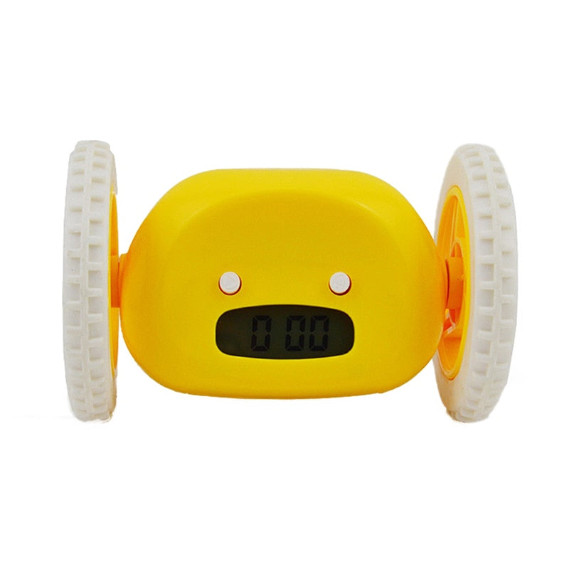 Wheels Alarm Clock with Backlit Extra Loud for Heavy Sleeper