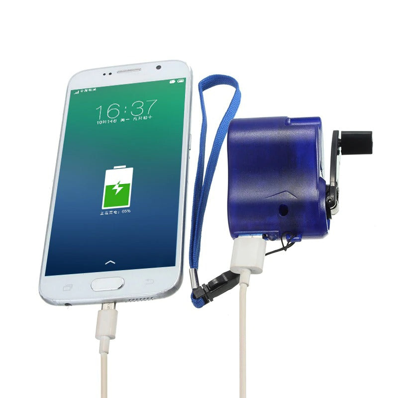 Portable Hand Cranked Power Dynamo Generator