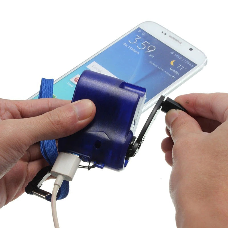 Portable Hand Cranked Power Dynamo Generator