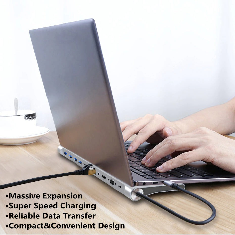 11-in-1 USB C Laptop Docking Station
