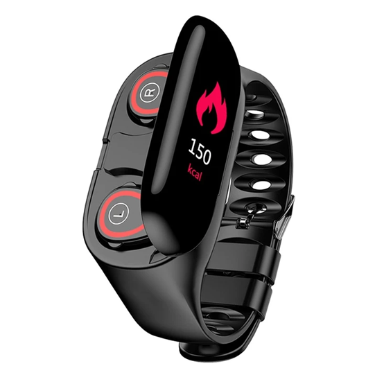 M1 Newest AI Smart Watch with Bluetooth Earphone 