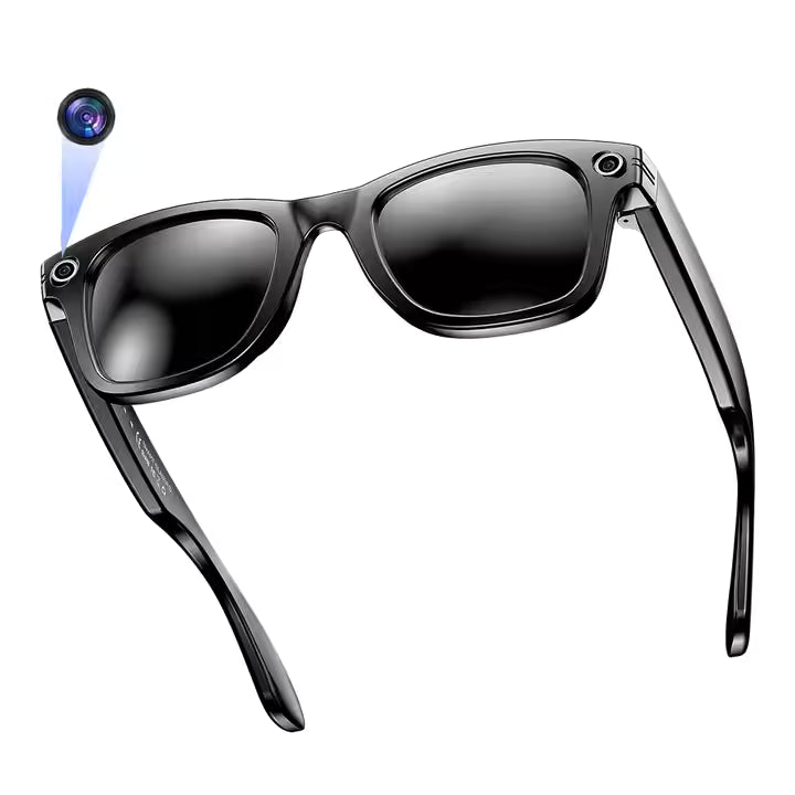 W610 Smart Glasses – 8MP 4K Camera | BT Call | AI Assistant | Wi-Fi Transfer | Audio Recording | IP65 Waterproof
